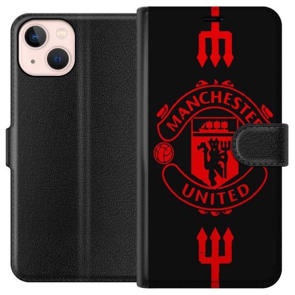 Kompatibel Tegnebogsetui til Apple iPhone 13 mini ManchesterUnited