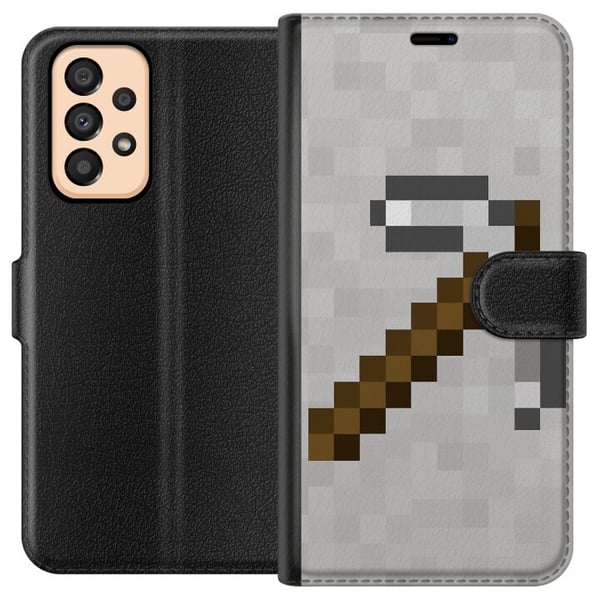 Yhteensopiva Lompakkokotelo Samsung Galaxy A33 5G Minecraft Työkalut