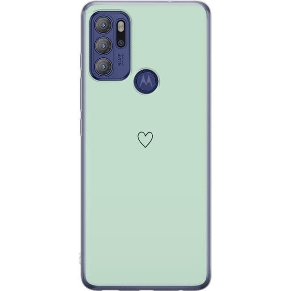 Kompatibel Mobilcover til Motorola Moto G60S Enkelt Hjerte