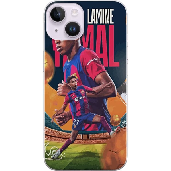 Yhteensopiva Puhelinkuori Apple iPhone 14 Lamine Yamal - FCB