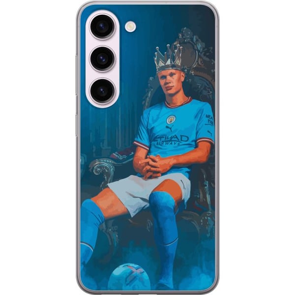 Kompatibelt Mobildeksel til Samsung Galaxy S23 Erling Haaland Manchester City fotball plakat Norge spiss angrepsspiller Premier League målscorer kong Kompatibelt Mobildeksel til Samsung Galaxy S23 Erling Haaland Manchester City fotball plakat Norge spiss angrepsspiller Premier League målscorer kong