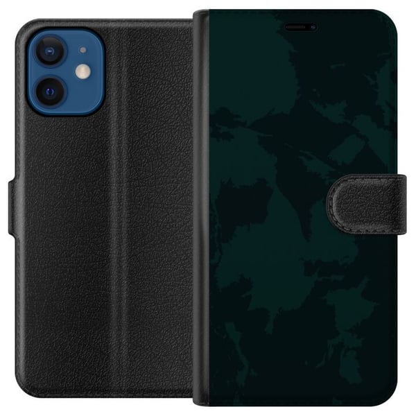 Yhteensopiva Lompakkokotelo Apple iPhone 12 mini Vihreä Yhteensopiva Lompakkokotelo Apple iPhone 12 mini Vihreä