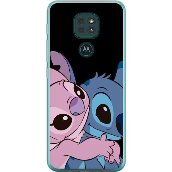 Kompatibelt Mobilskal till Motorola Moto G9 Play Lilo & Stitch