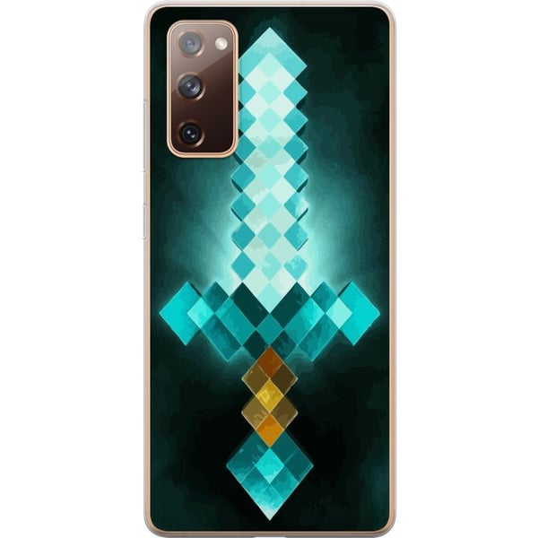 Kompatibelt Mobildeksel til Samsung Galaxy S20 FE Minecraft sverd Kompatibelt Mobildeksel til Samsung Galaxy S20 FE Minecraft sverd