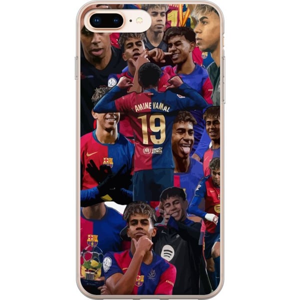 Kompatibel Mobilcover til Apple iPhone 8 Plus Lamine Yamal mobilcover til fodboldfans Kompatibel Mobilcover til Apple iPhone 8 Plus Lamine Yamal mobilcover til fodboldfans
