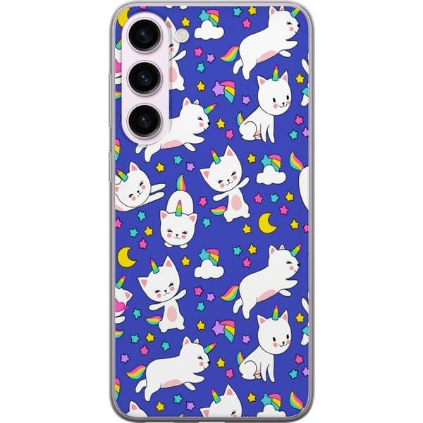 Kompatibel Mobilcover til Samsung Galaxy S23+ Kat enhjørninger Kompatibel Mobilcover til Samsung Galaxy S23+ Kat enhjørninger