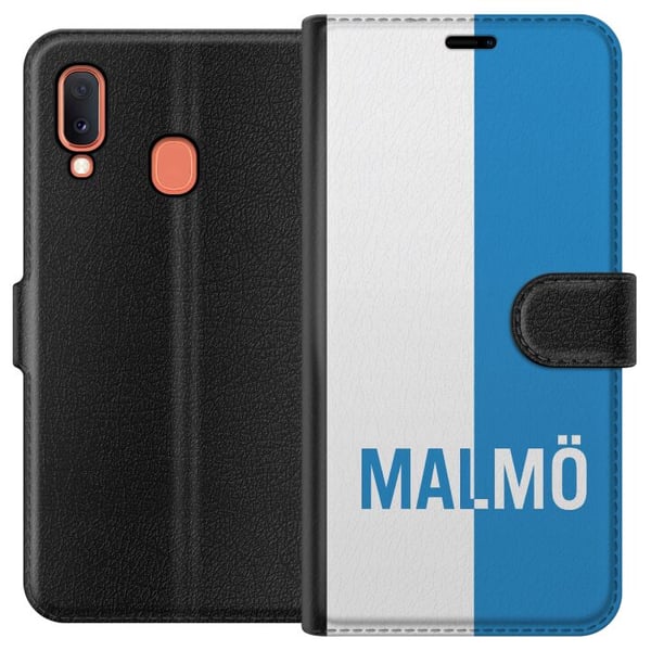 Kompatibelt Plånboksfodral till Samsung Galaxy A20e Malmö – fotboll Kompatibelt Plånboksfodral till Samsung Galaxy A20e Malmö – fotboll