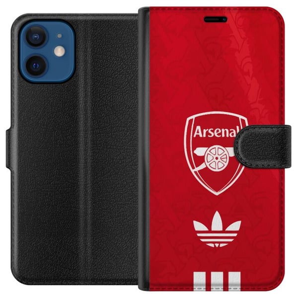Kompatibel Tegnebogsetui til Apple iPhone 12 Arsenal-fodboldklub i Premier League