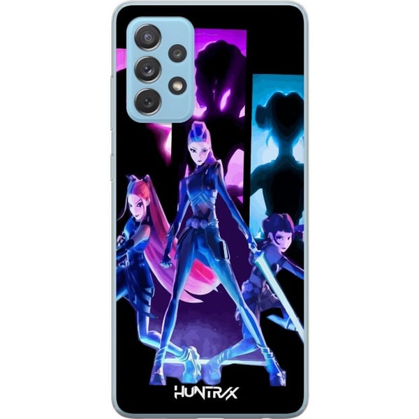 Kompatibelt Mobilskal till Samsung Galaxy A52 5G Futuristisk girl group-illustration med neonljus och starka färger i sci fi-estetik Kompatibelt Mobilskal till Samsung Galaxy A52 5G Futuristisk girl group-illustration med neonljus och starka färger i sci fi-estetik