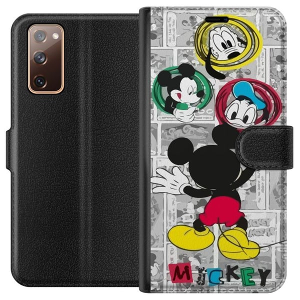 Kompatibel Tegnebogsetui til Samsung Galaxy S20 FE Mickey Mouse