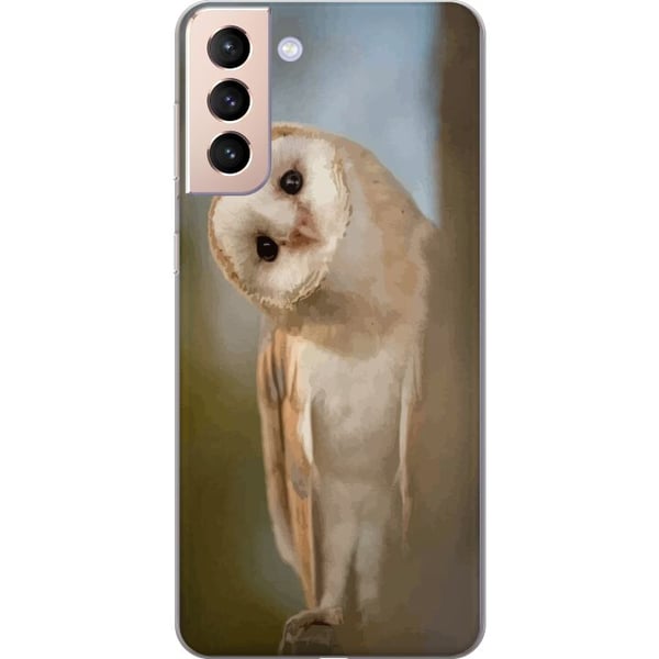 Yhteensopiva Puhelinkuori Samsung Galaxy S21 Uggla Nyfiken Blick Fågelmotiv Skog Natur Grafiskt Design Yhteensopiva Puhelinkuori Samsung Galaxy S21 Uggla Nyfiken Blick Fågelmotiv Skog Natur Grafiskt Design