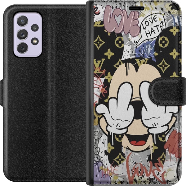 Kompatibelt Plånboksfodral till Samsung Galaxy A52s 5G Mickey Mouse
