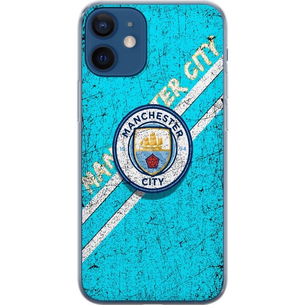 Kompatibel Mobilcover til Apple iPhone 12 mini Manchester City Fodbold Premierklub Kompatibel Mobilcover til Apple iPhone 12 mini Manchester City Fodbold Premierklub