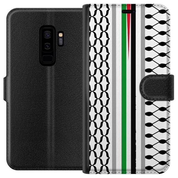 Kompatibelt Plånboksfodral till Samsung Galaxy S9+ Keffiyeh, Palestina Kompatibelt Plånboksfodral till Samsung Galaxy S9+ Keffiyeh, Palestina