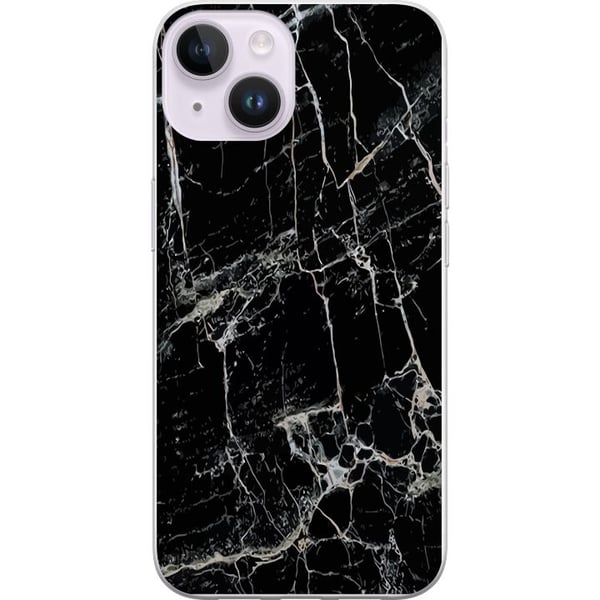 Kompatibel Mobilcover til Apple iPhone 14 Svart Marmor