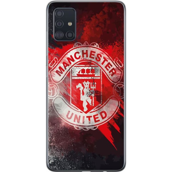Kompatibelt Mobilskal till Samsung Galaxy A51 Manchester United F.C.