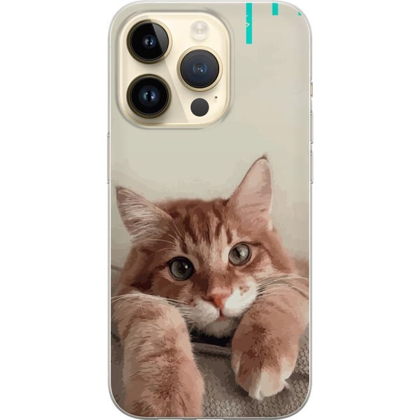 Kompatibelt Mobilskal till Apple iPhone 14 Pro Katt Kompatibelt Mobilskal till Apple iPhone 14 Pro Katt