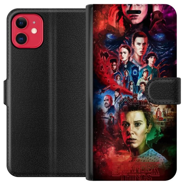 Kompatibel Tegnebogsetui til Apple iPhone 11 Stranger Things Kompatibel Tegnebogsetui til Apple iPhone 11 Stranger Things