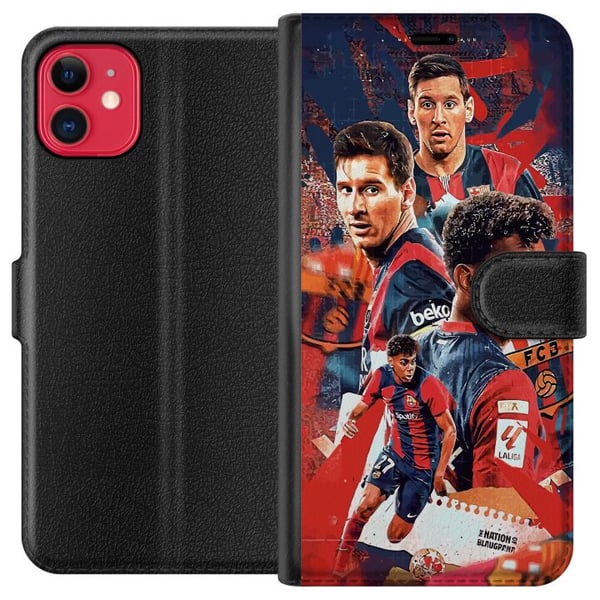 Kompatibel Tegnebogsetui til Apple iPhone 11 Yamal Lamine x Messi Kompatibel Tegnebogsetui til Apple iPhone 11 Yamal Lamine x Messi