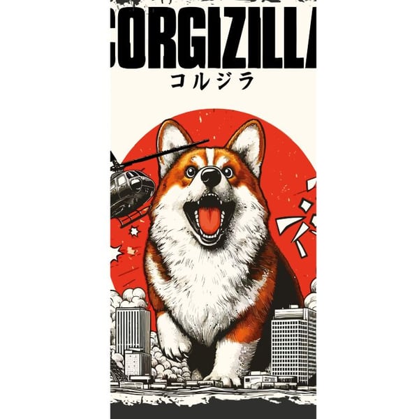 Yhteensopiva Lompakkokotelo Apple iPhone 13 Pro Corgizilla