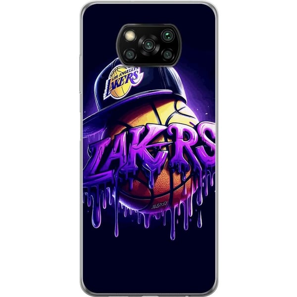 Kompatibel Mobilcover til Xiaomi Poco X3 NFC Lakers NBA-basketball USA-hold