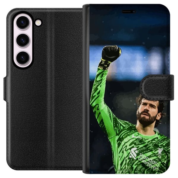 Yhteensopiva Lompakkokotelo Samsung Galaxy S23 Alisson Liverpool Brasilian ainoa maalivahti listalla jalkapallo maalivahti reaktiokykyinen vakaa luot