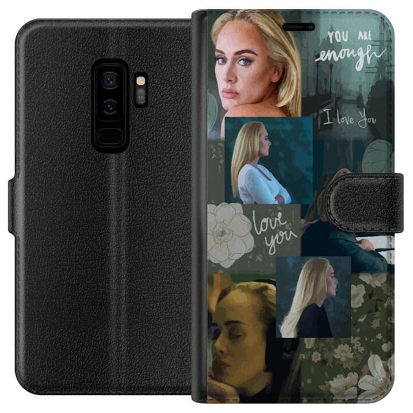 Kompatibelt Plånboksfodral till Samsung Galaxy S9+ Adele Kompatibelt Plånboksfodral till Samsung Galaxy S9+ Adele