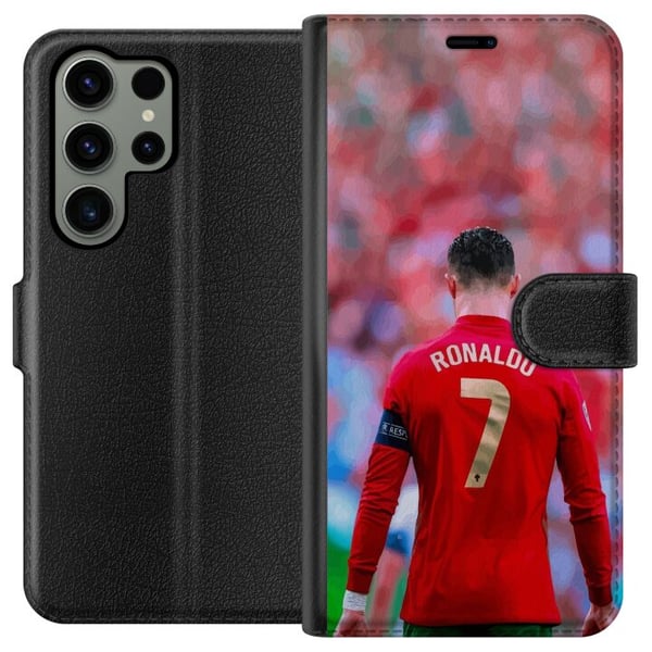 Kompatibel Tegnebogsetui til Samsung Galaxy S23 Ultra Ronaldo