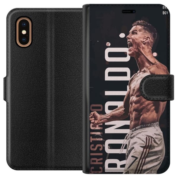 Yhteensopiva Lompakkokotelo Apple iPhone XS Max Ronaldo