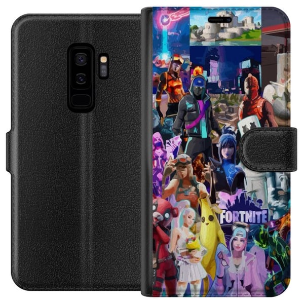 Kompatibelt Plånboksfodral till Samsung Galaxy S9+ Fortnite Kompatibelt Plånboksfodral till Samsung Galaxy S9+ Fortnite