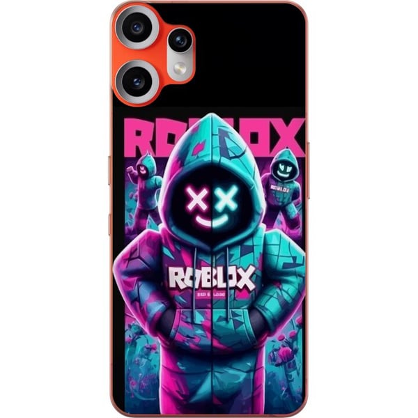 Kompatibel Mobilcover til Nothing CMF Phone 2 Pro Roblox Hoodie Legend Mystisk Roblox-figur i blå hættetrøje med futuristisk neonlys Kompatibel Mobilcover til Nothing CMF Phone 2 Pro Roblox Hoodie Legend Mystisk Roblox-figur i blå hættetrøje med futuristisk neonlys