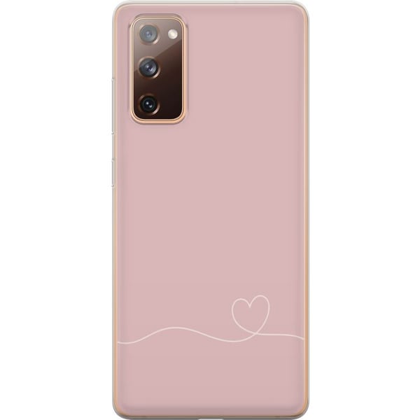 Kompatibelt Mobildeksel til Samsung Galaxy S20 FE Rosa Hjärna Design Kompatibelt Mobildeksel til Samsung Galaxy S20 FE Rosa Hjärna Design