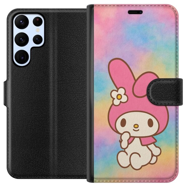 Yhteensopiva Lompakkokotelo Samsung Galaxy S22 Ultra 5G Kawaii Sanrio My Melody