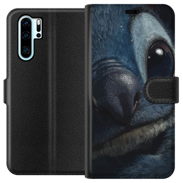 Yhteensopiva Lompakkokotelo Huawei P30 Pro Stitch Disney Lilo Suloinen Hahmo