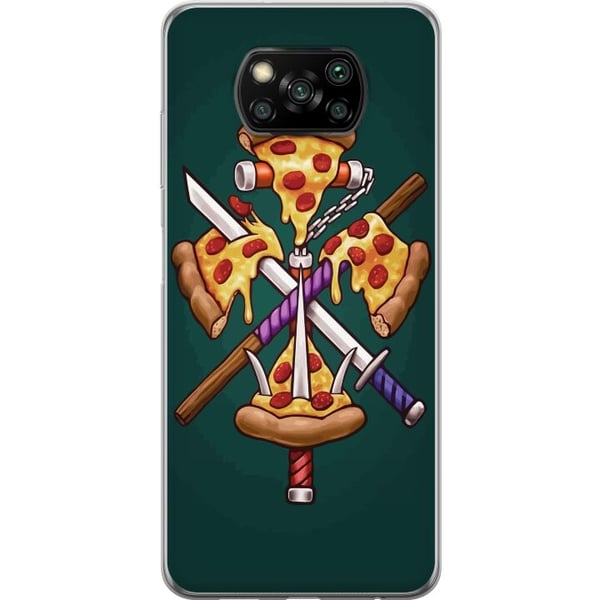 Kompatibelt Mobilskal till Xiaomi Poco X3 NFC Pizza