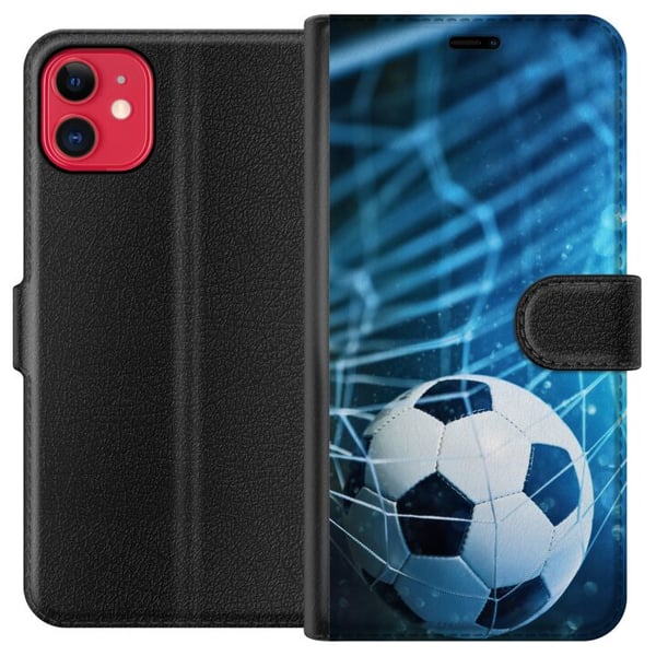 Kompatibelt Plånboksfodral till Apple iPhone 11 Fotboll