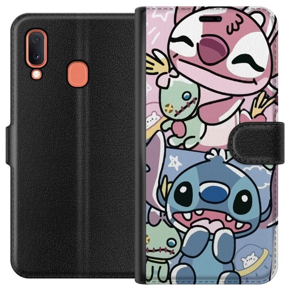 Kompatibelt Lommeboketui til Samsung Galaxy A20e Sting Kompatibelt Lommeboketui til Samsung Galaxy A20e Sting