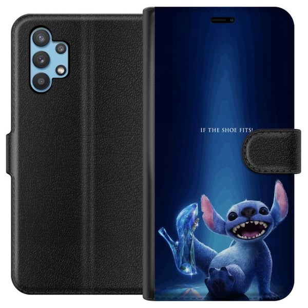 Kompatibelt Plånboksfodral till Samsung Galaxy A32 5G Stitch | Sko Kompatibelt Plånboksfodral till Samsung Galaxy A32 5G Stitch | Sko