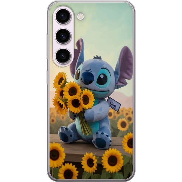 Kompatibel Mobilcover til Samsung Galaxy S23 Disney Stitch solsikkeplakat Lilo og Stitch blå aliensolsikker sød kawaii-figur markdesign kunst Kompatibel Mobilcover til Samsung Galaxy S23 Disney Stitch solsikkeplakat Lilo og Stitch blå aliensolsikker sød kawaii-figur markdesign kunst