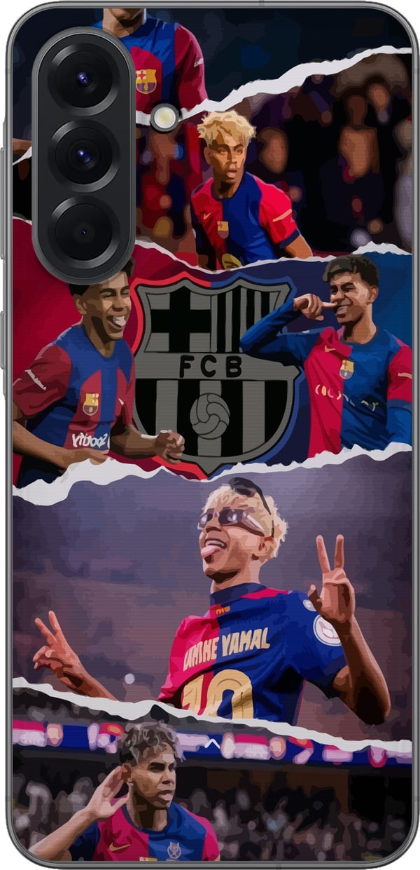 Kompatibelt Mobilskal till Samsung Galaxy A56 Yamal Football Player Barcelona Star
