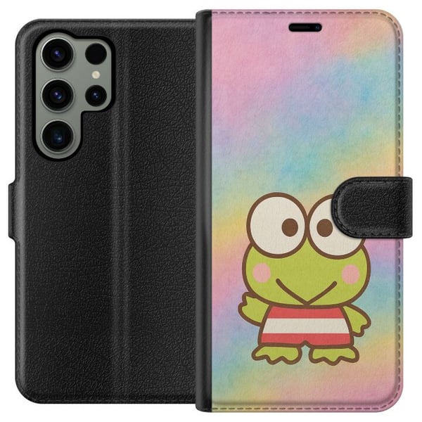 Kompatibel Tegnebogsetui til Samsung Galaxy S23 Ultra Kawaii Sanrio Keppori