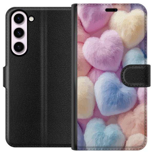 Kompatibelt Lommeboketui til Samsung Galaxy S23+ Hjerter Kjærlighet Grafisk Design Romantisk Motiv Populært Symbol Grafisk Mønster Dekorasjon