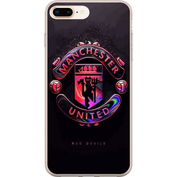 Yhteensopiva Puhelinkuori Apple iPhone 8 Plus Manchester United Yhteensopiva Puhelinkuori Apple iPhone 8 Plus Manchester United