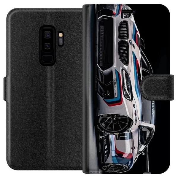 Yhteensopiva Lompakkokotelo Samsung Galaxy S9+ BMW M Power -kuvitus – lähikuva valkoisesta kilpa-ajotyylisestä urheiluautosta Yhteensopiva Lompakkokotelo Samsung Galaxy S9+ BMW M Power -kuvitus – lähikuva valkoisesta kilpa-ajotyylisestä urheiluautosta