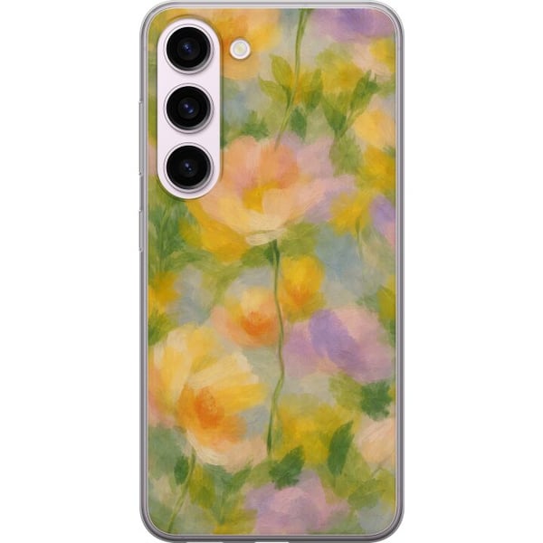Kompatibel Mobilcover til Samsung Galaxy S23 Solvarme blomster i håndmalet romantisk stil Kompatibel Mobilcover til Samsung Galaxy S23 Solvarme blomster i håndmalet romantisk stil