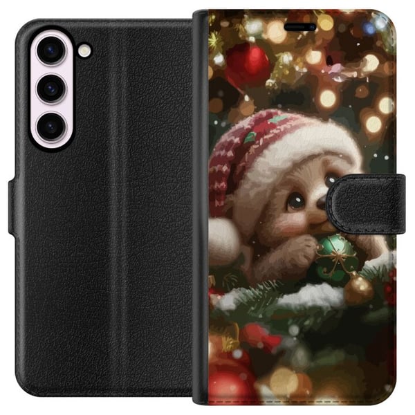 Yhteensopiva Lompakkokotelo Samsung Galaxy S23+ Joulun nukkuva karhu palloja söpö karhu tunnelmalliset valot joulu kawaii lämmin juhla söpö talvi jul