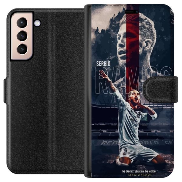 Kompatibelt Lommeboketui til Samsung Galaxy S21 Ramos Fotballlegenden Motiv Spiller Real Madrid Spania Tilbake Ikonisk Navn Fotballstjerne Sport Kompatibelt Lommeboketui til Samsung Galaxy S21 Ramos Fotballlegenden Motiv Spiller Real Madrid Spania Tilbake Ikonisk Navn Fotballstjerne Sport