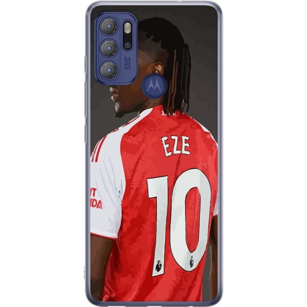 Kompatibel Mobilcover til Motorola Moto G60S Eberechi Eze-design – fodboldmotiv nummer 10 i Arsenal-trøje, poster