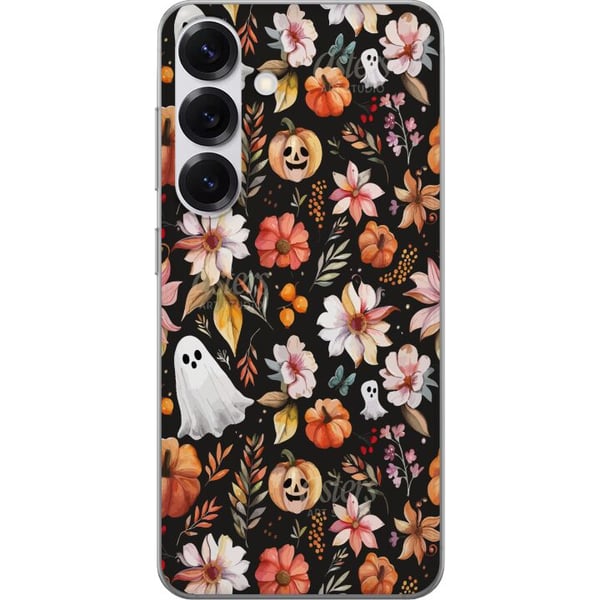 Kompatibelt Mobildeksel til Samsung Galaxy S25 Halloween Gresskar Spøkelsesdrakt Maske Kompatibelt Mobildeksel til Samsung Galaxy S25 Halloween Gresskar Spøkelsesdrakt Maske
