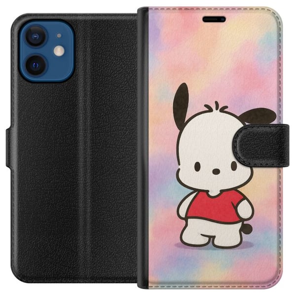 Yhteensopiva Lompakkokotelo Apple iPhone 12 mini Kawaii Sanrio Pochacco